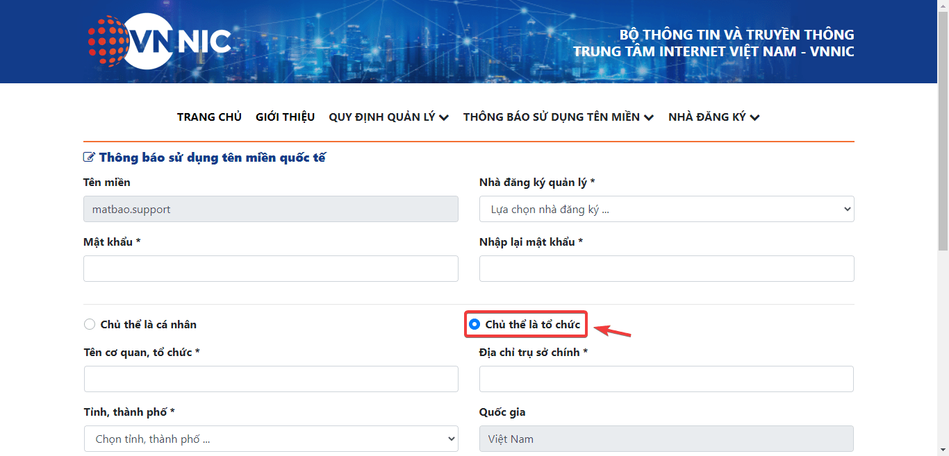 Quy định về khai báo tên miền Quốc tế sau khi đăng ký (Tránh bị phạt tiền)