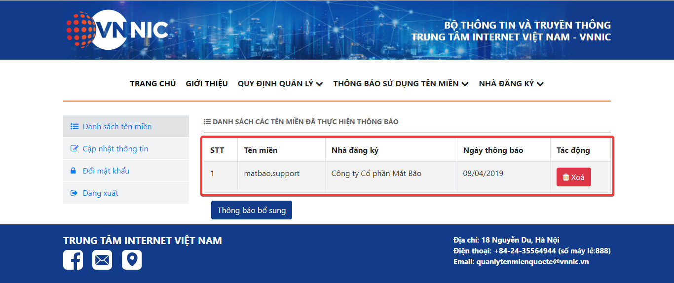 Quy định về khai báo tên miền Quốc tế sau khi đăng ký (Tránh bị phạt tiền)